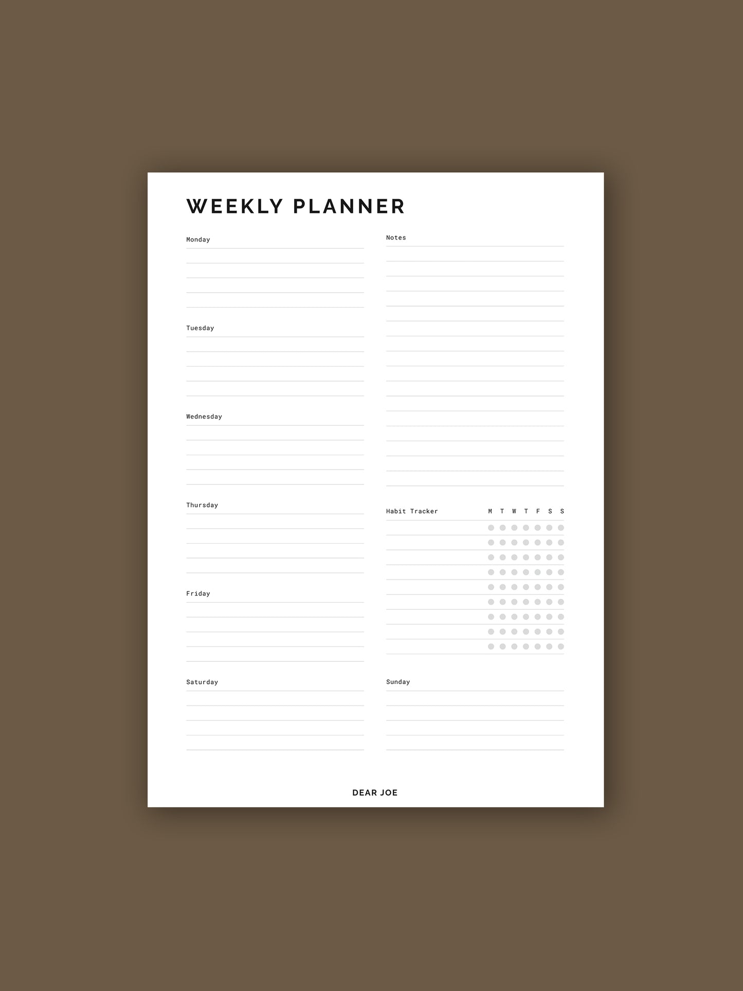 2025 Printable Calendar