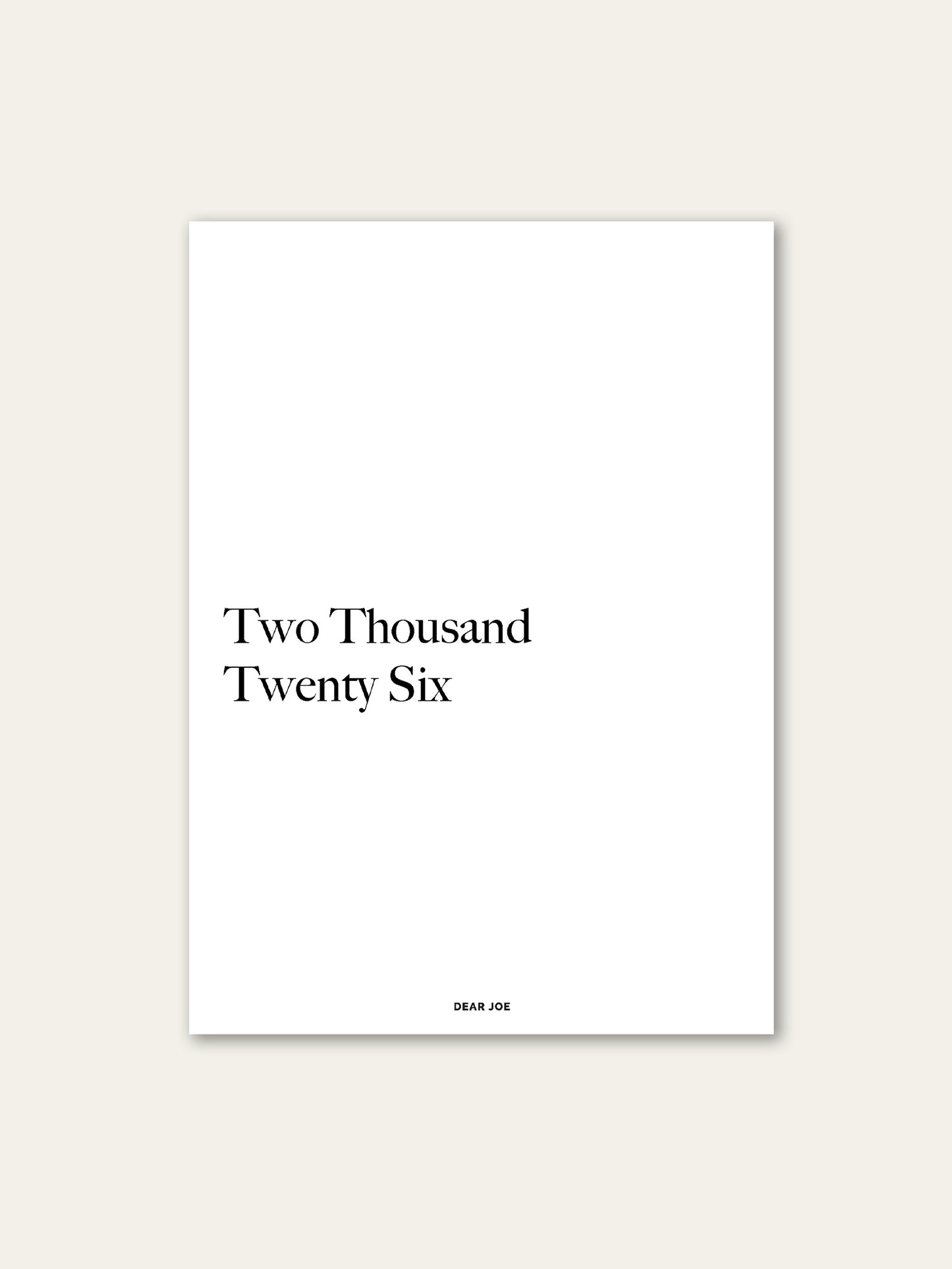 2026 Printable Calendar