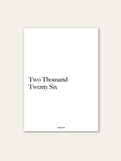 2026 Printable Calendar