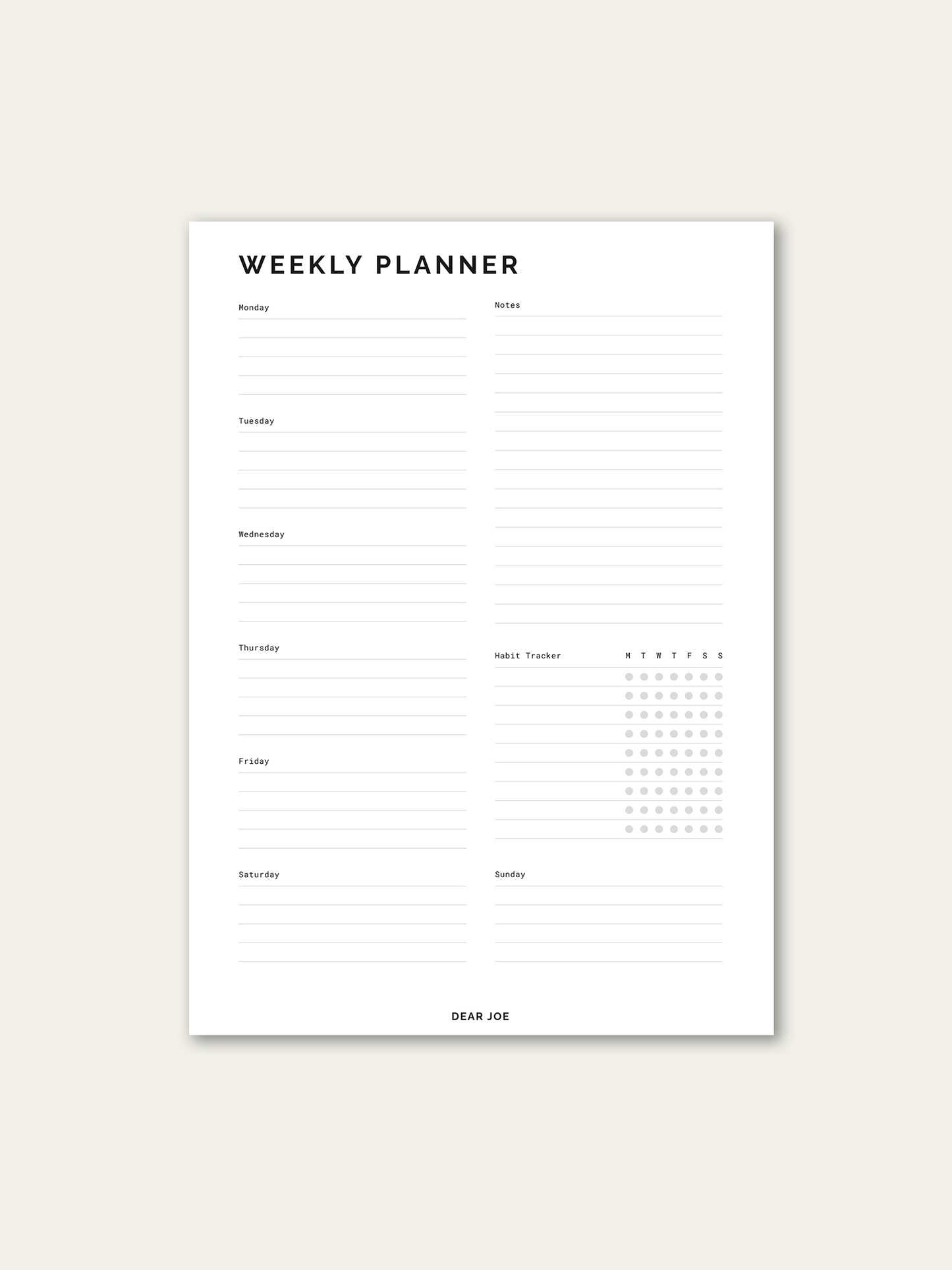 2026 Printable Calendar