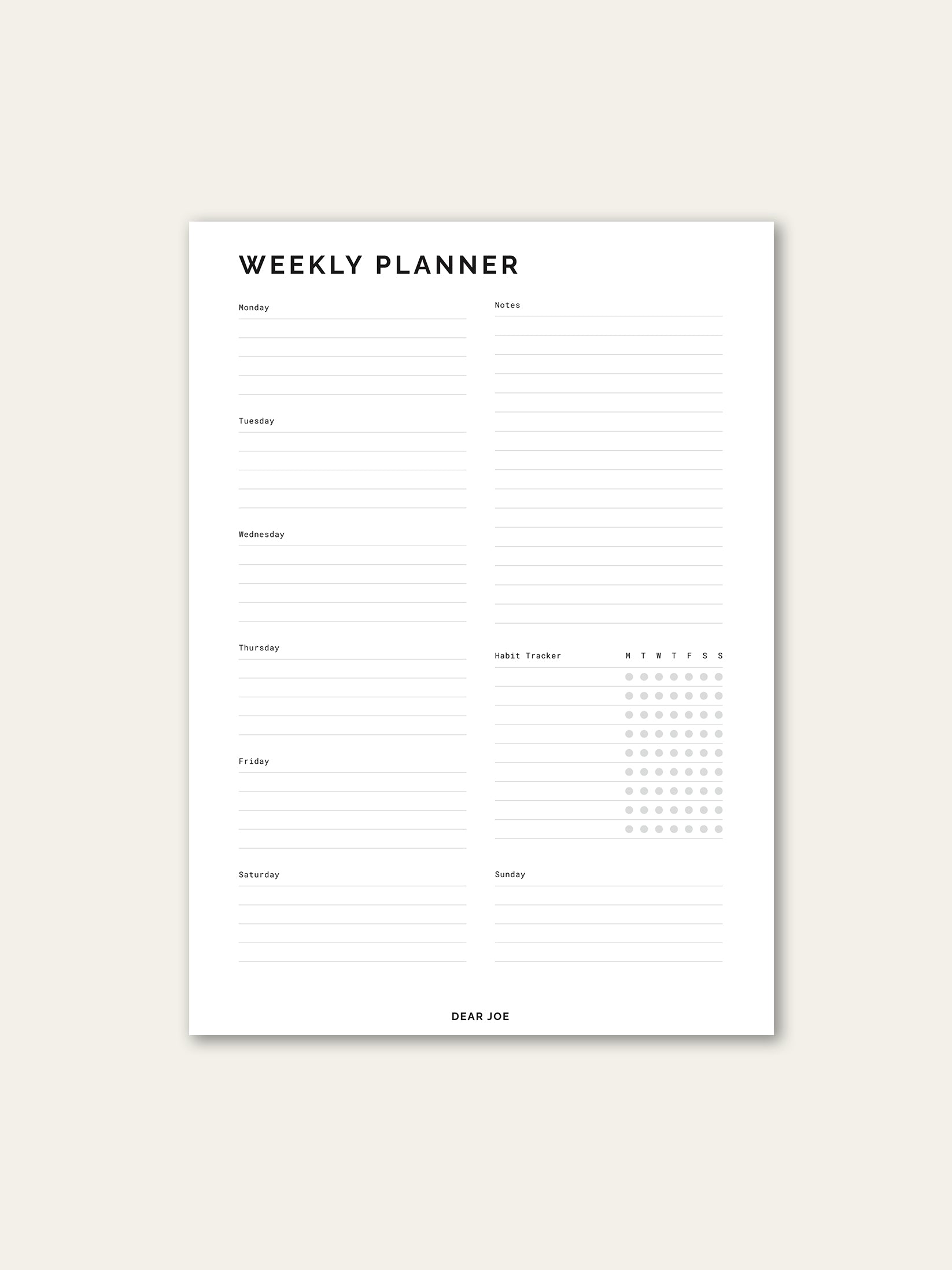 2026 Printable Calendar